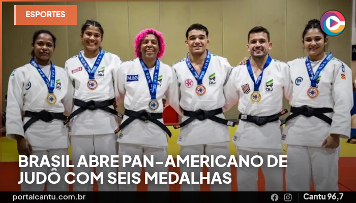 Brasil abre Pan-Americano de judô com seis medalhas