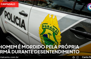 Cantagalo - Homem é mordido pela própria irmã durante desentendimento