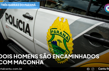 Três Barras do Paraná - Dois homens são encaminhados com maconha