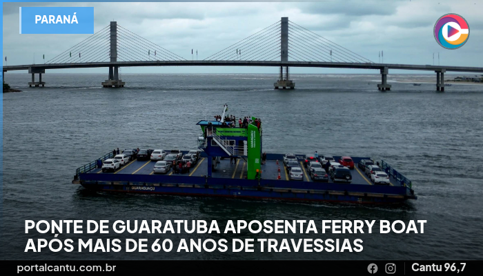Ponte de Guaratuba aposenta ferry boat após mais de 60 anos de travessias