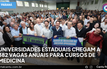 Universidades estaduais chegam a 382 vagas anuais para cursos de Medicina