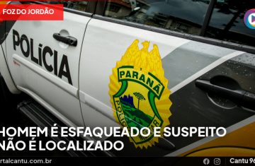 Foz do Jordão - Homem é esfaqueado e suspeito não é localizado