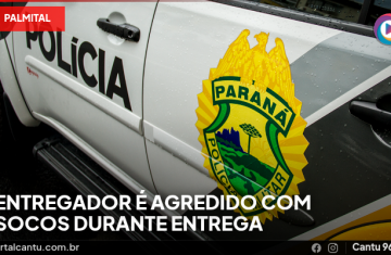 Palmital - Entregador é agredido com socos durante entrega