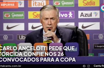 Carlo Ancelotti pede que torcida confie nos 26 convocados para a Copa