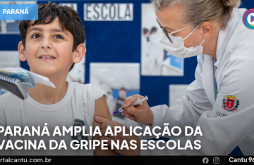 Paraná amplia aplicação da vacina da gripe nas escolas