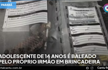 Adolescente de 14 anos é baleado pelo próprio irmão em brincadeira