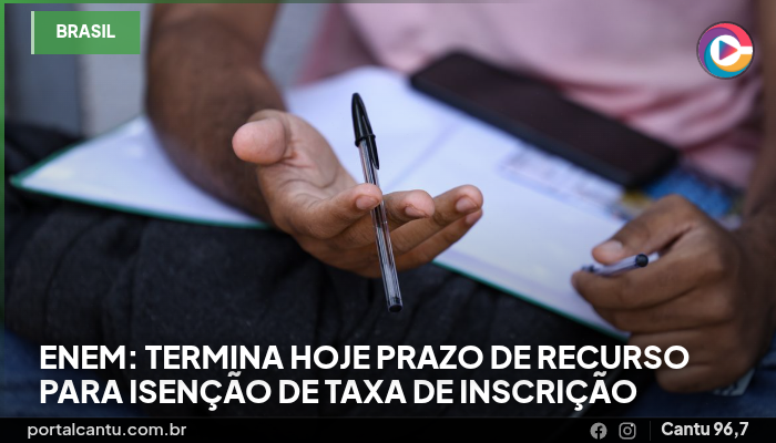 Enem: termina hoje prazo de recurso para isenção de taxa de inscrição