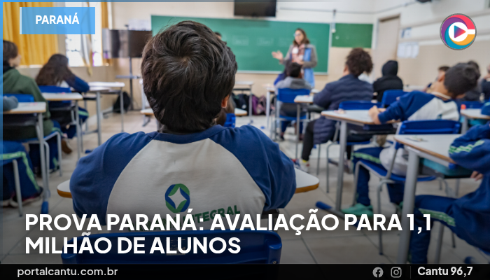 Prova Paraná: avaliação para 1,1 milhão de alunos