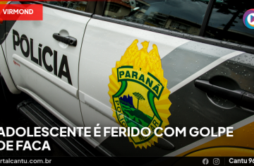 Virmond - Adolescente é ferido com golpe de faca