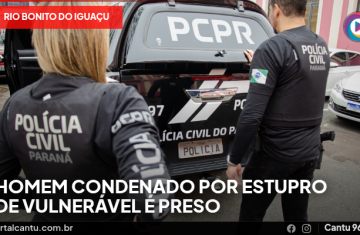 Rio Bonito do Iguaçu - Homem condenado por estupro de vulnerável é preso
