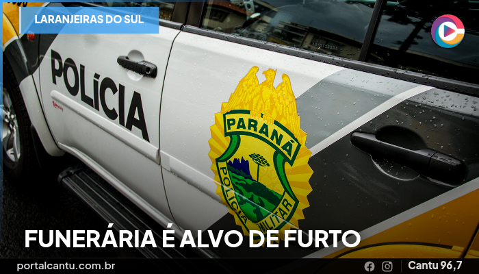 Laranjeiras do Sul - Funerária é alvo de furto
