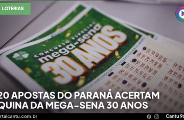 20 apostas do Paraná acertam quina da Mega-Sena 30 anos