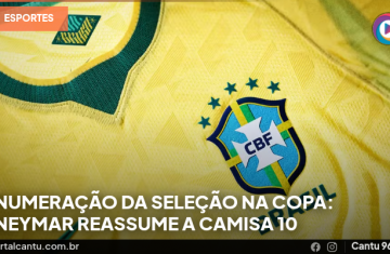 Numeração da Seleção na Copa: Neymar reassume a camisa 10