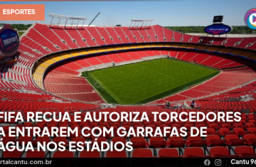 Fifa recua e autoriza torcedores a entrarem com garrafas de água nos estádios