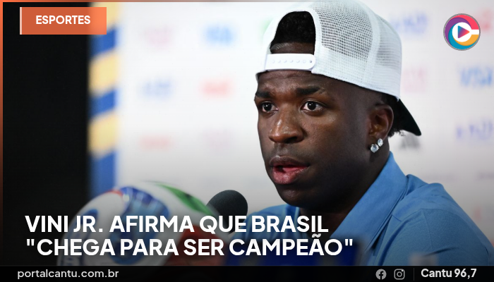 Vini Jr. afirma que Brasil "chega para ser campeão"