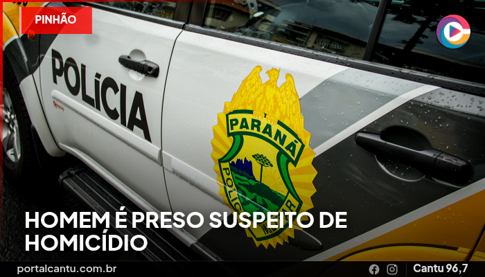 Pinhão - Homem é preso suspeito de homicídio