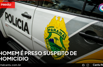 Pinhão - Homem é preso suspeito de homicídio