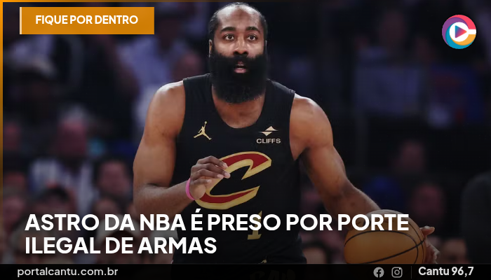 Astro da NBA é preso por porte ilegal de armas