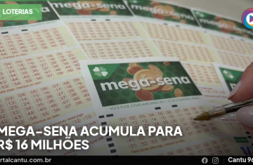 Mega-Sena acumula para R$ 16 milhões