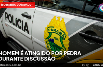Rio Bonito do Iguaçu - Homem é atingido por pedra durante discussão