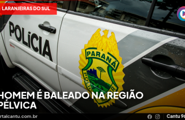 Laranjeiras do Sul - Homem é baleado na região pélvica