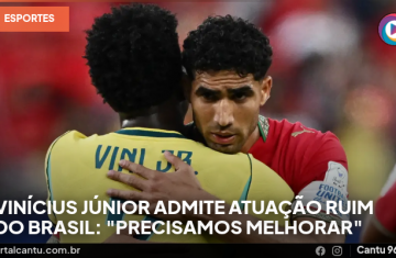 Vinícius Júnior admite atuação ruim do Brasil: 