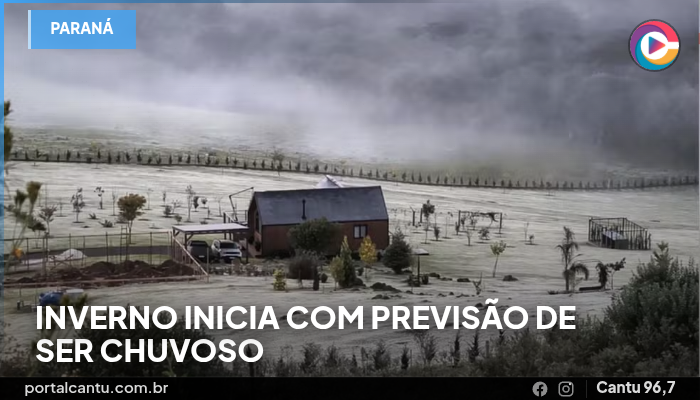 Inverno inicia com previsão de ser chuvoso