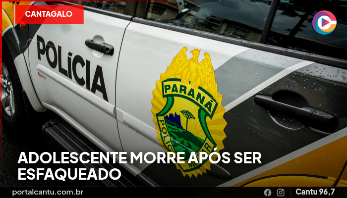 Cantagalo - Adolescente morre após ser esfaqueado