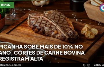 Picanha sobe mais de 10% no ano, cortes de carne bovina registram alta