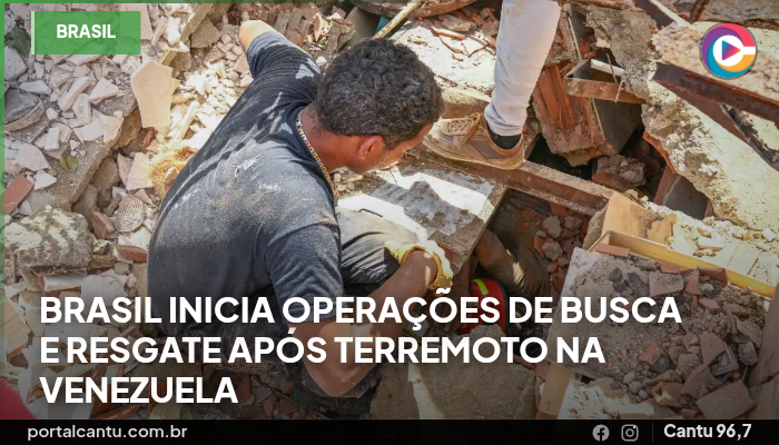 Brasil inicia operações de busca e resgate após terremoto na Venezuela