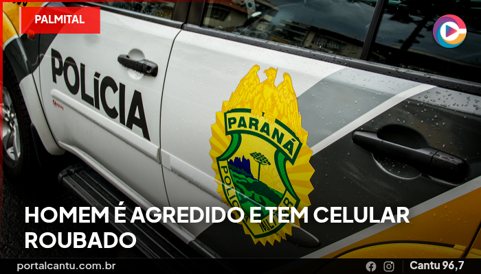 Foto: Reprodução Palmital - Homem é agredido e tem celular roubado