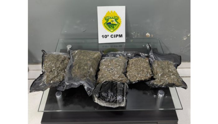 Laranjeiras - Rotam apreende 4kg de drogas em bagagem