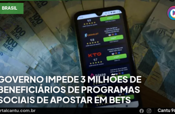 Governo impede 3 milhões de beneficiários de programas sociais de apostar em bets