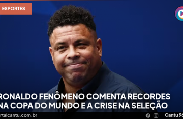 Ronaldo Fenômeno comenta recordes na Copa do Mundo e a crise na Seleção