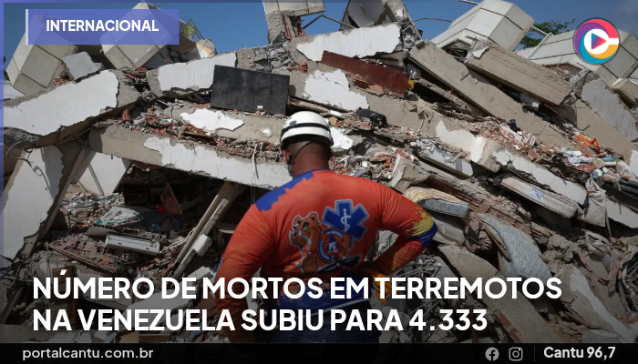 Foto: © REUTERS Número de mortos em terremotos na Venezuela subiu para 4.333