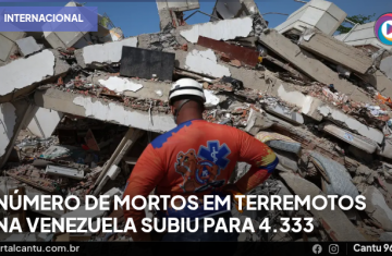 Número de mortos em terremotos na Venezuela subiu para 4.333