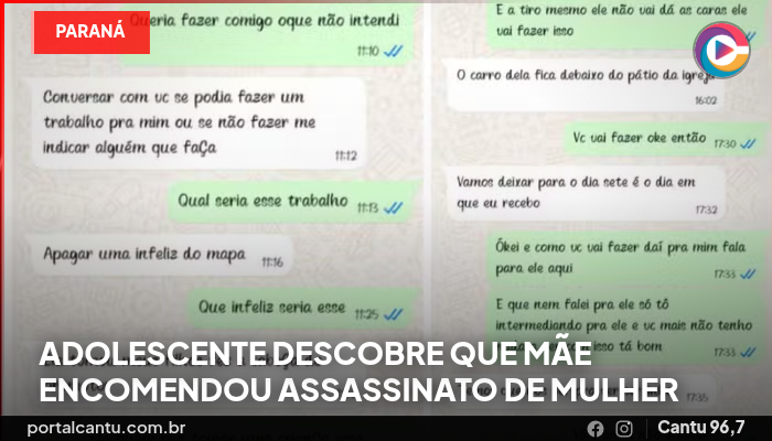 Foto: Reprodução Adolescente descobre que mãe encomendou assassinato de mulher