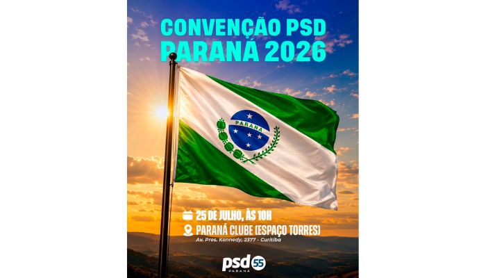 PSD realiza neste sábado convenção estadual para oficializar Sandro Alex ao Governo