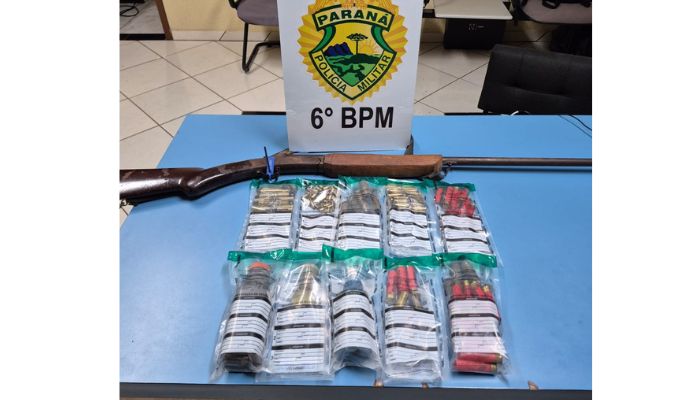 Três Barras – Proprietário de bar é preso por porte irregular de arma de fogo