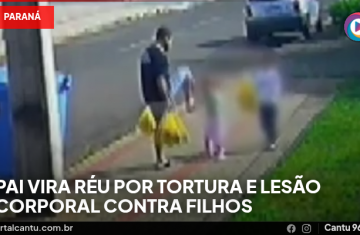 Pai vira réu por tortura e lesão corporal contra filhos de 3 e 5 anos