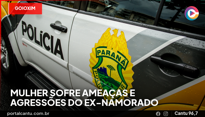 Foto: Reprodução Goioxim - Mulher sofre ameaças e agressões do ex-namorado