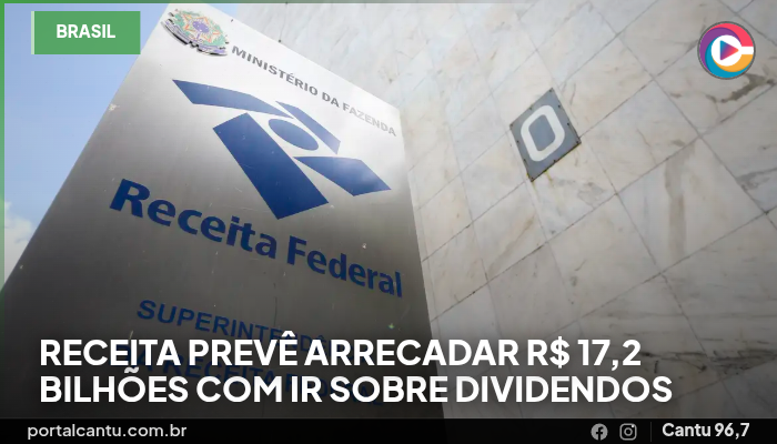 Foto: © Marcelo Camargo/Agência Brasil Receita prevê arrecadar R$ 17,2 bilhões com IR sobre dividendos