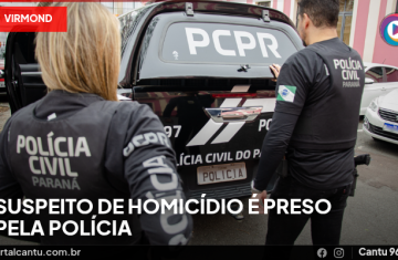 Virmond - Suspeito de homicídio é preso pela Polícia