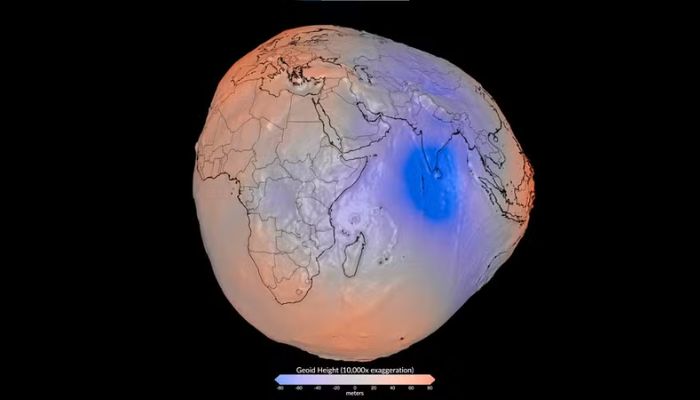 Nasa divulga representação inédita da Terra como geoide a partir de 1 bilhão de observações coletadas em 15 anos