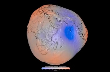 Nasa divulga representação inédita da Terra como geoide a partir de 1 bilhão de observações coletadas em 15 anos