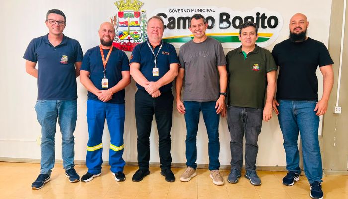Campo Bonito - Governo Municipal recebe representantes da Copel para tratar de melhorias no Paço Municipal