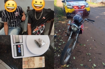 Quedas – Homens são presos por receptação e porte de drogas