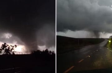  Tornado deixa sete feridos no Rio Grande do Sul