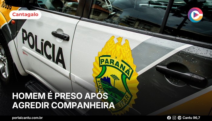 Foto: Reprodução Cantagalo - Homem é preso após agredir companheira