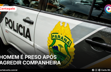 Cantagalo - Homem é preso após agredir companheira
